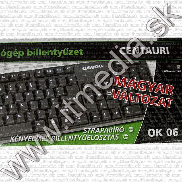 Image of OMEGA billentyűzet OK-06 *MAGYAR* (41363) (IT8204)